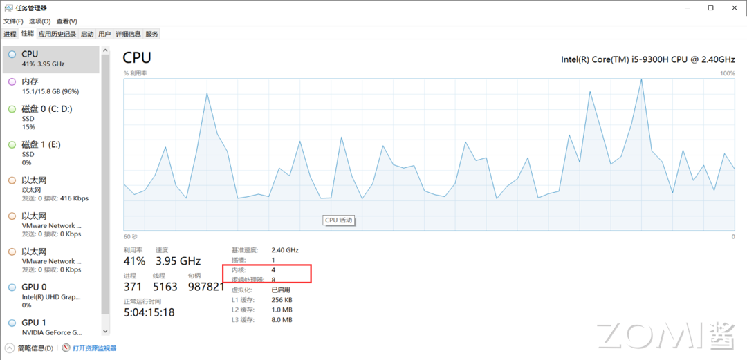 cpu 信息